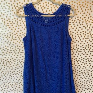 Royal Blue Tank dress